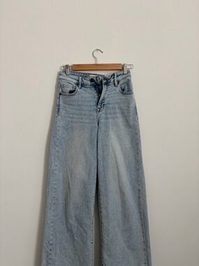 Hidden Jeans, nori High-Rise Wide Leg Women Jeans - Light Wash Blue
